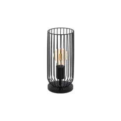Eglo Bordslampa Roccamena Stål Svart | Passande för 1x E27