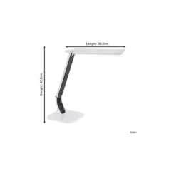 Eglo Bordslampa Sella Stål Vit Svart 4W 450lm - 830-840-865 CCT | IP20 - Dimbar