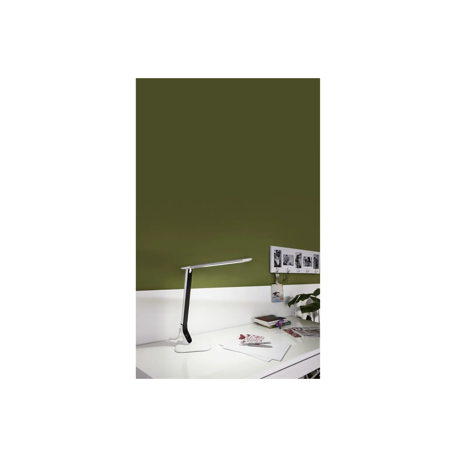 Eglo Bordslampa Sella Stål Vit Svart 4W 450lm - 830-840-865 CCT | IP20 - Dimbar