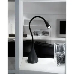 Eglo Bordslampa Snapora Plast Svart 3W 300lm - 830 Varm Vit | Dimbar