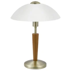 Eglo Bordslampa Solo 1 Stål Brun | Dimbar - Passande För 1x E14