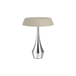 Eglo Bordslampa Turcio Stål Krom 5W 310lm - 825-830-840 CCT | IP44 - Touch Dimbar - USB-C