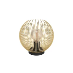 Eglo Bordslampa Venezuela Svart, Guld | Passande för 1x E27