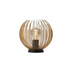 Eglo Bordslampa Venezuela Svart, Guld | Passande för 1x E27