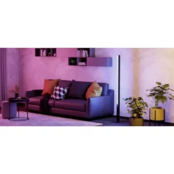 Eglo Connect.Z Smart Golvlampa Simolaris-Z Aluminium Svart 34W 3960lm - 827-865 Justerbar Vit | Dimbar