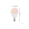 Eglo Connect.Z Smart LED Boll E14 Matt 4.9W 470lm - 827 Extra Varm Vit | Dimbar - Ersättare 40W