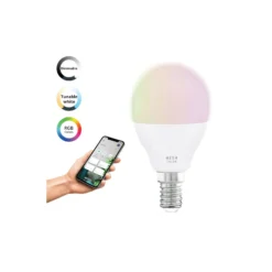 Eglo Connect.Z Smart LED Boll E14 Matt 4.9W 470lm - 827 Extra Varm Vit | Dimbar - Ersättare 40W