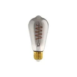 Eglo Connect.Z Smart LED Edison E27 Filament Smokey 4W 150lm - 820 Extra Varm Vit | Dimbar - Ersättare 15W