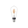 Eglo Connect.Z Smart LED Edison E27 Filament Klar 4.9W 400lm - 830 Varm Vit + RGB | Dimbar - Ersättare 40W