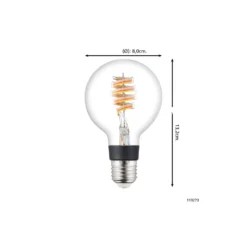 Eglo Connect.Z Smart LED Globe E27 Filament Klar 4.9W 400lm - 830 Varm Vit + RGB | Dimbar - Ersättare 40W
