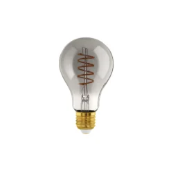 Eglo Connect.Z Smart LED Päron E27 Filament Smokey 4W 150lm - 820 Extra Varm Vit | Dimbar - Ersättare 15W