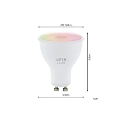 Eglo Connect.Z Smart LED Spot GU10 PAR16 4.9W 345lm 45D - 827 Extra Varm Vit | Dimbar - Ersättare 50W