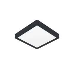 Eglo Connect.Z Smart Taklampa Badrumsbelysning Fueva 6-Z Plast Svart 10.5W 1600lm - 827-865 Justerbar Vit + RGB | Dimbar