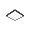 Eglo Connect.Z Smart Taklampa Badrumsbelysning Fueva 6-Z Plast Svart 17.8W 2700lm - 827-865 Justerbar Vit + RGB | Dimbar