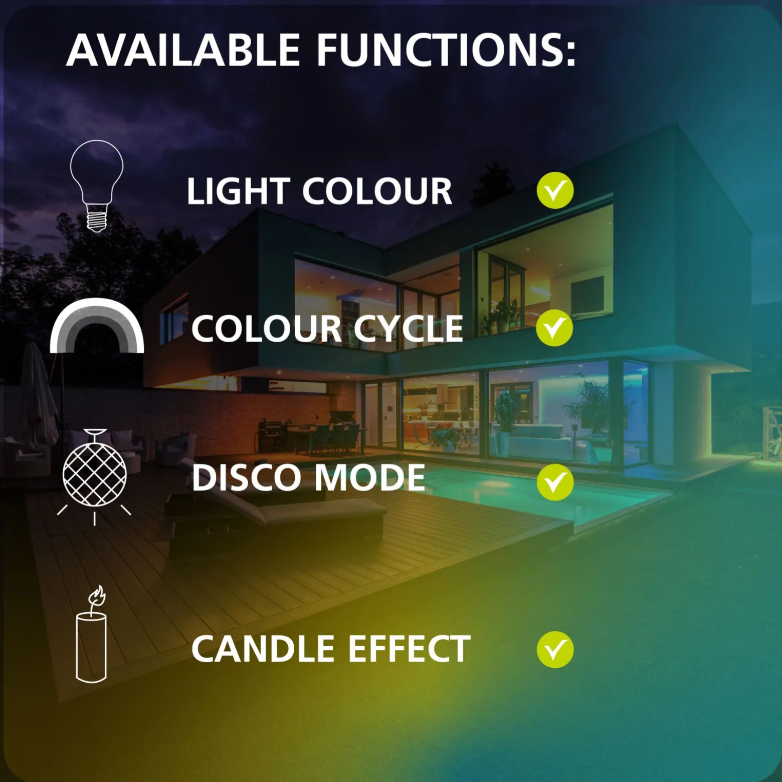 Eglo Connect.Z Smart Taklampa Romaro-Z Stål Vit 35W 3500lm - 827-865 Justerbar Vit | 570mm - Dimbar
