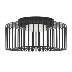 Eglo Connect.Z Smart Taklampa Ginestrone-Z Stål Svart 22W 2450lm - 827-865 Justerbar Vit | 450mm - Dimbar