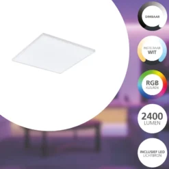 Eglo Connect.Z Smart Taklampa Turcona-Z Stål Vit 3W 400lm - 827-865 Justerbar Vit | Dimbar