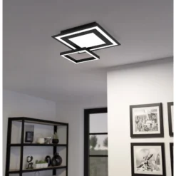 Eglo Connect.Z Smart Taklampa Savatarila-Z Stål Svart 2W 330lm - 827-865 Justerbar Vit | Dimbar