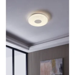 Eglo Connect.Z Smart Taklampa Lanciano-Z Stål Vit 11W 1240lm - 827-865 Justerbar Vit | 560mm - Dimbar