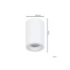 Eglo Connect.Z Smart Tak Spot Carosso-Z Aluminium Vit 4.9W 345lm - 827-865 Justerbar Vit + RGB | Dimbar - Passande för GU10