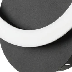 Eglo Connect.Z Smart Vägglampa Parrapos-Z Stål Svart 6W 820lm - 827-865 Justerbar Vit | Dimbar