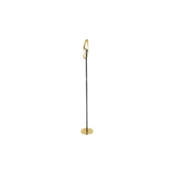 Eglo Golvlampa Castelpoto Stål Brushed Mässing, Svart 17.6W 2000lm - 830 Varm Vit | Dimbar