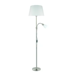 Eglo Golvlampa Conesa Stål | Passande För 1x E27
