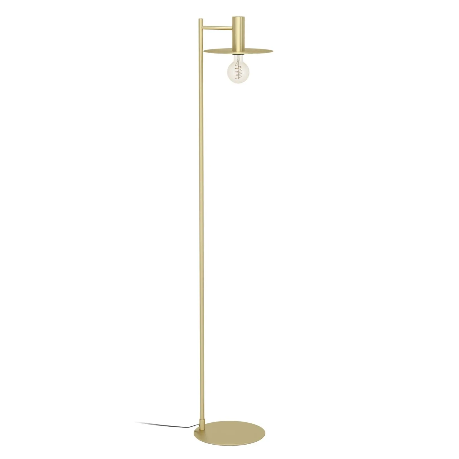 Eglo Golvlampa Escandell Stål Guld | Passande För 1x E27
