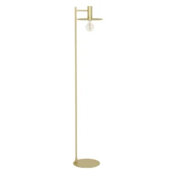 Eglo Golvlampa Escandell Stål Guld | Passande För 1x E27