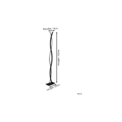 Eglo Golvlampa Lasana 3 Stål Aluminium Svart 17W 2300lm - 830 Varm Vit | IP20