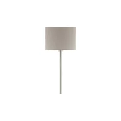 Eglo Golvlampa Pasteri Stål Satin Nickel Taupe | IP20 - Passande för 1x E27