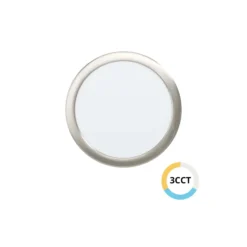 Eglo Infälld Spot Fueva 6 Plast Satin Nickel 18.5W 2100lm - 827-840-865 CCT