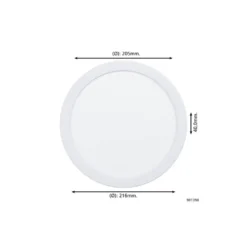 Eglo Infälld Spot Fueva 6 Plast Vit 18.5W 2100lm - 827-840-865 CCT