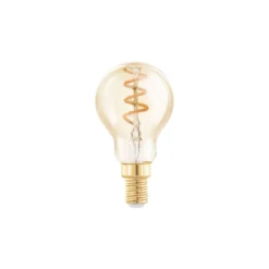 Eglo LED Boll E14 Filament Ambar 4W 145lm - 820 Extra Varm Vit | Dimbar - Ersättare 15W