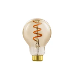 Eglo LED Boll E14 Filament Ambar 4W 145lm - 820 Extra Varm Vit | Dimbar - Ersättare 15W