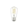 Eglo LED E27 Edison Klar Filament 7.3W 806lm - 827 Extra Varm Vit | Ersättare 60W