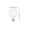 Eglo LED E27 Globe Klar Filament 7.5W 806lm - 830 Varm Vit + RGB | Zigbee Dimbar - Ersättare 60W