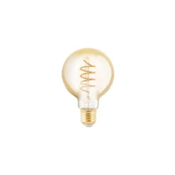 Eglo LED Globe E27 Filament Ambar 4W 245lm - 820 Extra Varm Vit | Dimbar - Ersättare 25W