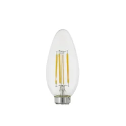 Eglo LED Kronljus E14 Filament Klar 4.5W 470lm - 827 Extra Varm Vit | Dimbar - Ersättare 40W