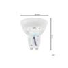 Eglo LED Spot GU10 PAR16 5.8W 500lm 360D - 830 Varm Vit | Dimbar - Ersättare 42W