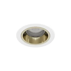 Eglo LED Spot Yebra-Z Plast Guld 4.9W 490lm - 827-865 Justerbar Vit + RGB | 87mm - Utskärning 68mm - IP20 - Zigbee Dimbar
