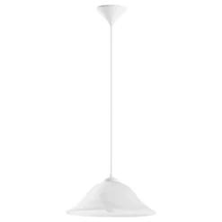 Eglo Pendellampa Albany Plast Vit | 350mm - Passande För 1x E27