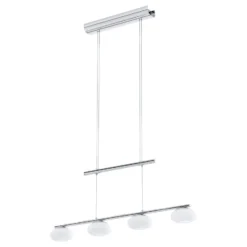 Eglo Pendellampa Aleandro 1 Stål Krom 4W 500lm - 830 Varm Vit | Dimbar