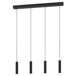 Eglo Pendellampa Almudaina Stål Svart 5W 480lm - 830 Varm Vit | Dimbar