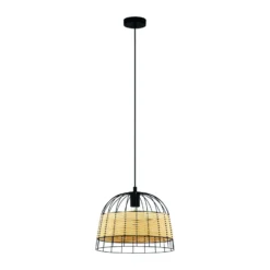 Eglo Pendellampa Anwick Stål Svart | 370mm - Passande För 1x E27