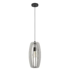 Eglo Pendellampa Bajazzara Stål Svart | 260mm - Passande För 1x E27
