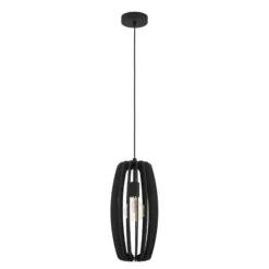Eglo Pendellampa Bajazzara Stål Svart | 260mm - Passande För 1x E27
