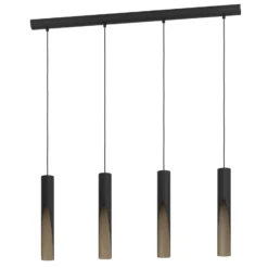 Eglo Pendellampa Barbotto Stål Svart 4W 345lm - 830 Varm Vit
