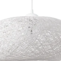 Eglo Pendellampa Campilo Plast Vit | 450mm - Passande För 1x E27