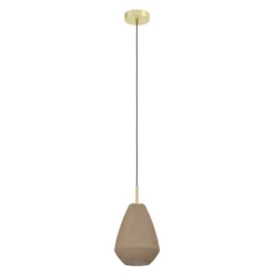 Eglo Pendellampa Caprarola Stål Guld | 200mm - Passande För 1x E27